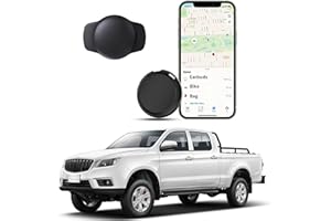 AMZSMT No Subscription GPS Tracker for Vehicles Work with Find My(iOS Only) Real Time Mini Tracker Tags Global Coverage Hidden Car Location Tracking Tags Device with Magnetic Case No Monthly Fee Required