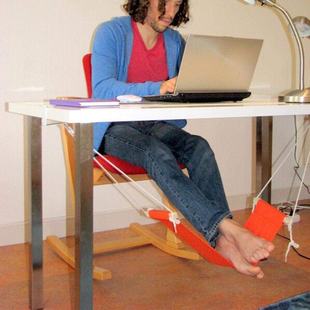 Middletone Foot Rest Foot Hammock under Desk Footrest Adjustable, Relax