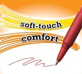 BIC Soft Feel Ballpoint Pens Medium Point 1.0 mm Red Box of 12 view 6