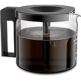Glass Carafe Compatible with Technivorm Moccamaster KBGV Select, KBG Brewers, CD, CDG, 40oz 1.25L Coffee Pot Replacement(89830)