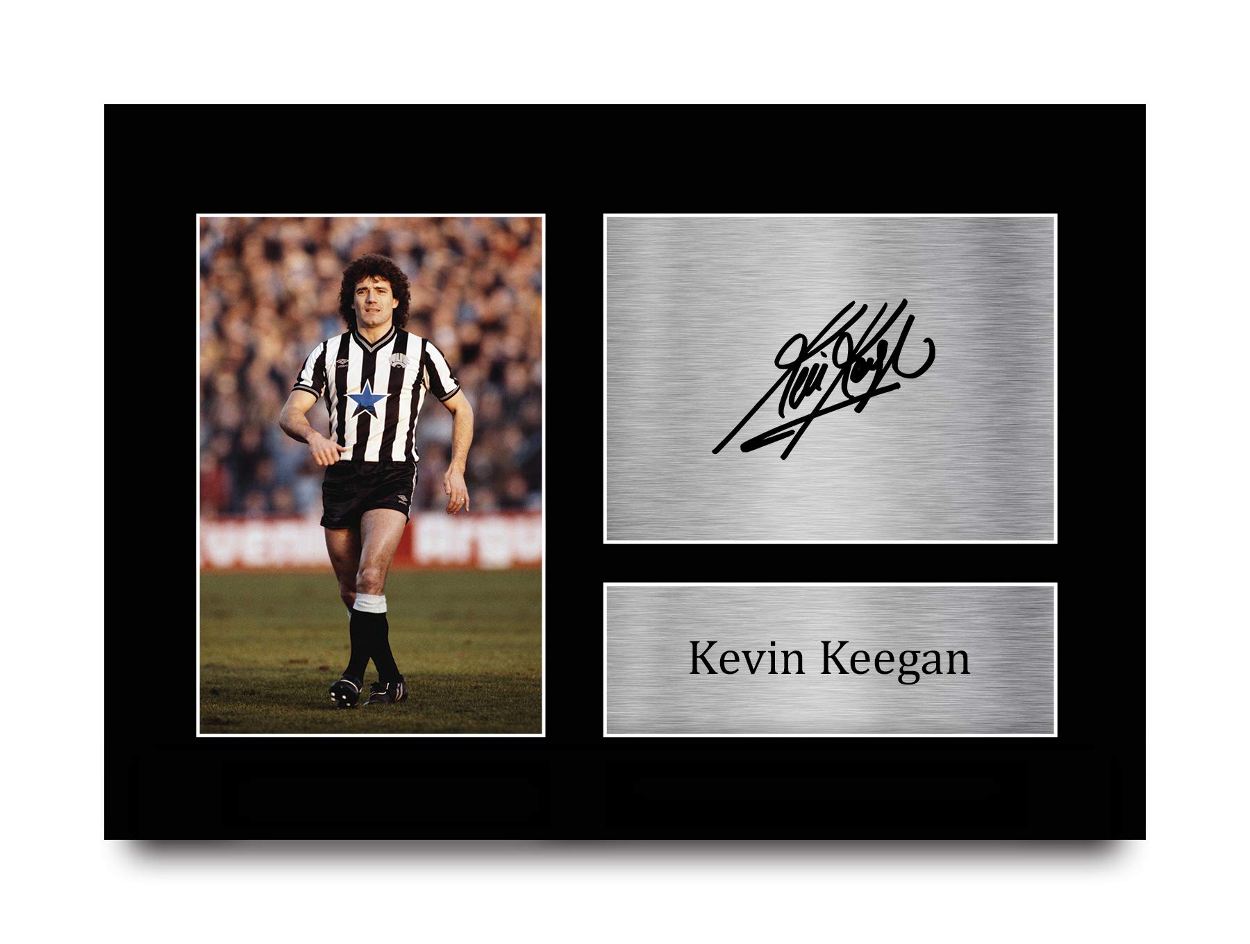 HWC Trading A4 Kevin Keegan Magpies Gifts Printed Signed Autograph Picture for Fans and Supporters - A4
