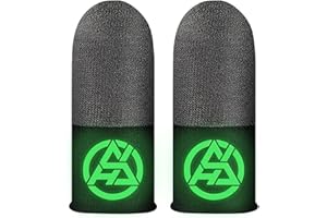 Video Game Finger Sleeves | Breathable Thumb Sleeves | Mobile Game Controller Finger Sleeves, Touchscreen Finger Sleeve for M