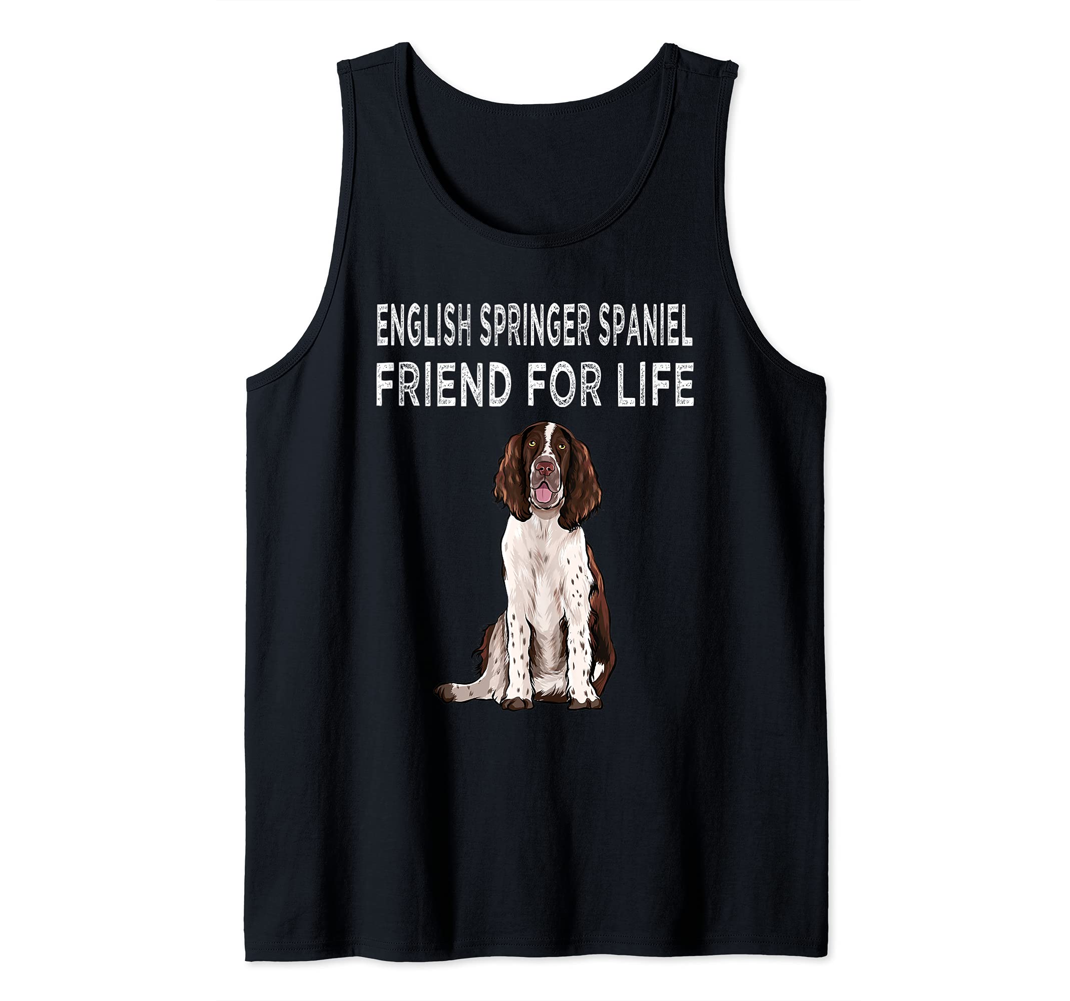 English Springer Spaniel Friend For Life Dog Friendship Tank Top