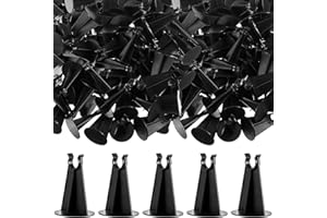 Innconee 100 Pcs 2-1/4 Inch Length x 1.97 Diameter for Plastic Rebar Chair #3 to #5 Black Heavy Construction Concrete Tool