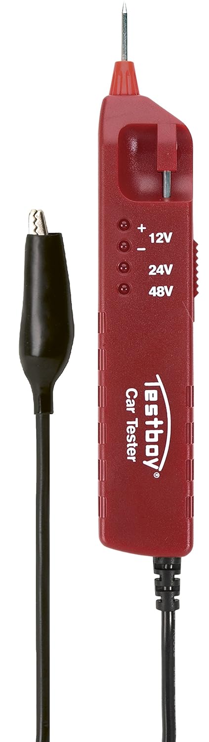 Testboy Car Tester Voltage Tester, Red