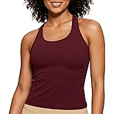 Stan Athletics Workout Tank Tops for Women with Built-in Bra – Racerback, Scoop Neck, Moisture-Wicking Workout & Yoga Top
