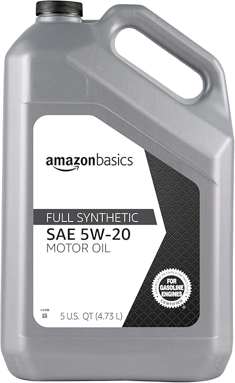 AmazonBasics Full Synthetic Motor Oil - 5W-20 - 5 Quart