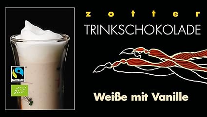 Zotter Trinkschokolade Weisse mit Vanille 5 x 22 g