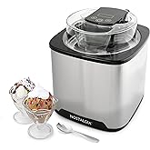Nostalgia 2-Quart Electric Ice Cream Maker – Make Homemade Ice Cream, Gelato, Sorbet & Frozen Yogurt – No Salt/Ice Needed, Di