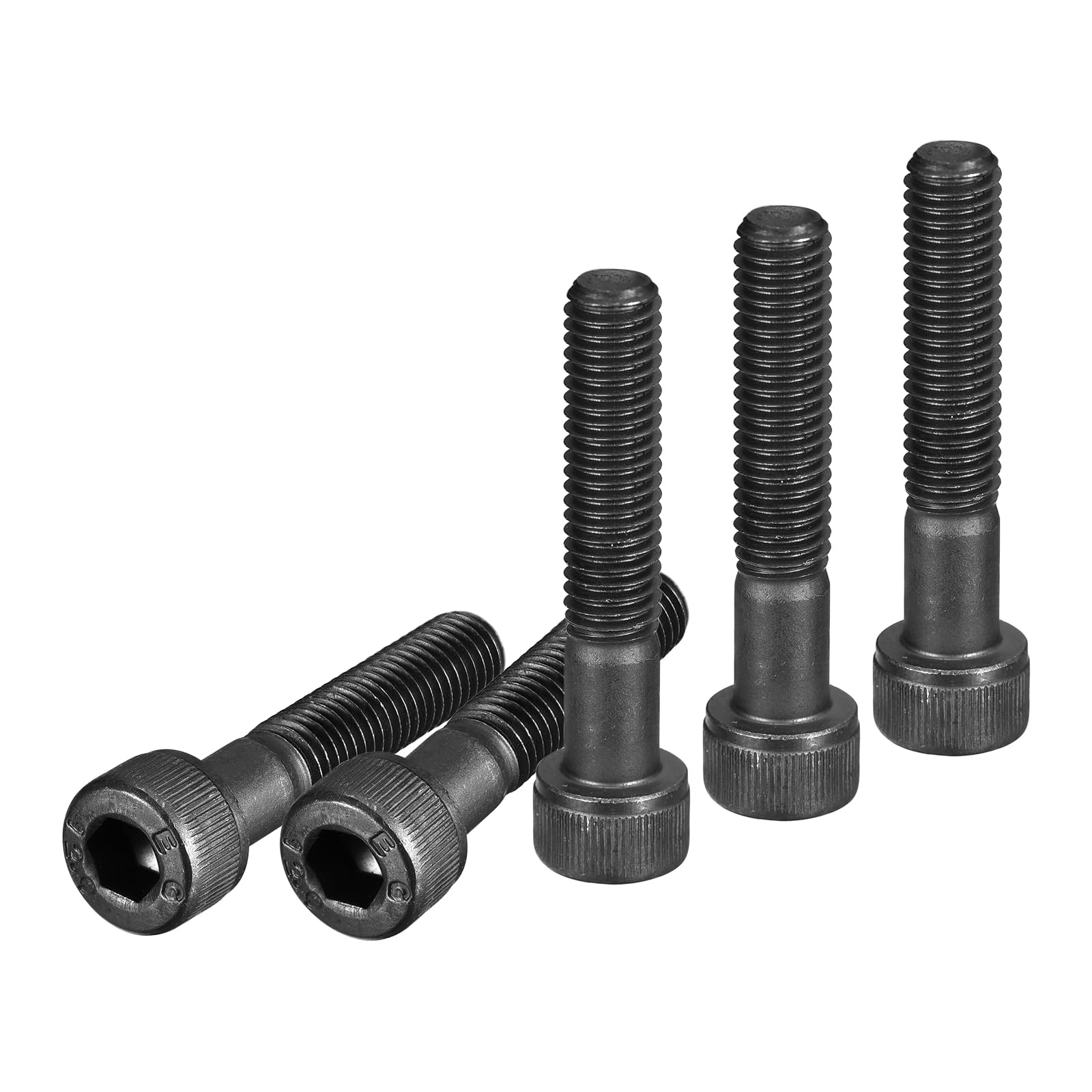 DTGN M8x40mm Socket Head Cap Screws Bolts, 20Pcs 12.9 Grade Alloy Steel, Metric Machine Hex Socket Screw, Hex Drive, Black Oxide Finish, UNC Coarse Thread Partially Threaded โ image 1