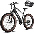 Electric Bike, C26 Pro Ebike 1400W, 65 Miles, 48V 15Ah Removable Battery, 7-Speed, 26''×3" Fat Tire Electric Bike for Adults with Bag, Sunglasses, Lock (C26 EBIKE+Bag+Sunglasses)
