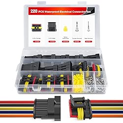 Nilight 220PCS 5 Pin Electrical Connector ‎Plug