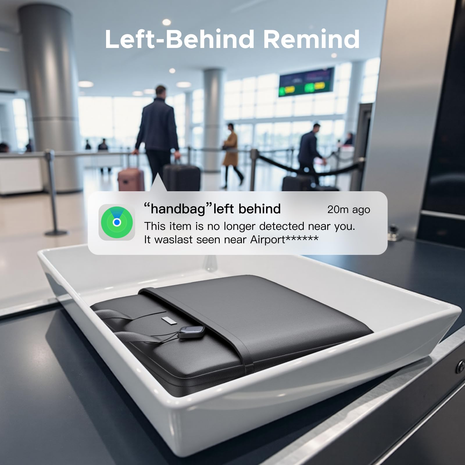 UGREEN Finetrack 4er Pack unterstützt USB C Aufladen, Bluetooth Tracker kompatibel mit Apple Find My (nur iOS), Smarttag bis zu 12 Monate Akkulaufzeit, Finder für Schlüssel, Koffer, Pass 6