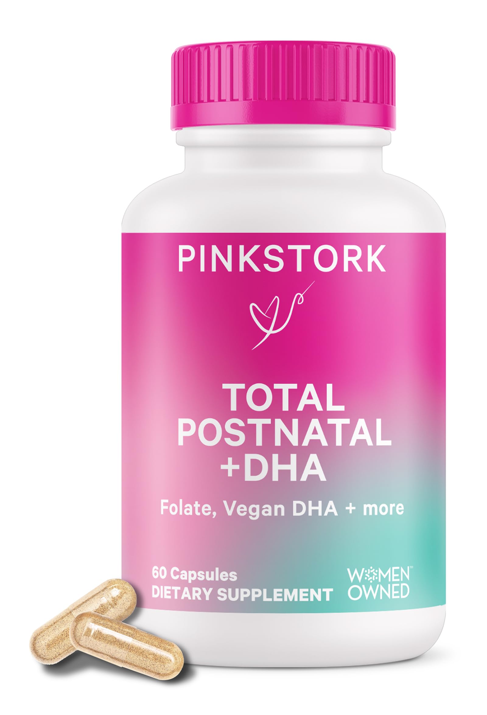 Mua Pink Stork Total Postnatal Vitamins for Women with Vegan DHA, Iron
