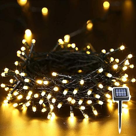 Amazon Com Solar Net Lights 204 Led Fence Mesh Fairy Lights