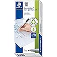 Staedtler Lumograph Non-Permanent Wet Erase Marker Pens, Fine Tip Refillable Colored Marker, Black, 315-9