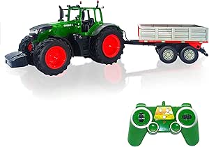 JUGUETECNIC Tractor Teledirigido con remolque ...