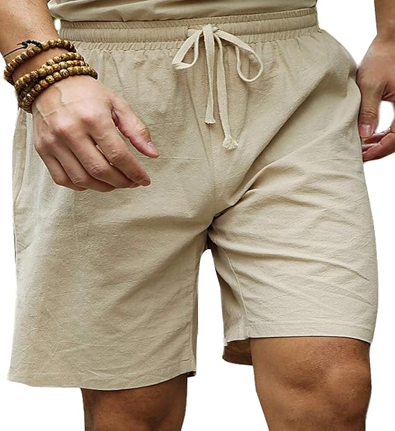 mens bermuda shorts with elastic waist