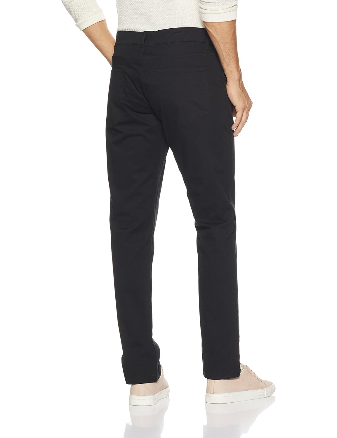 people men's slim fit casual trousers