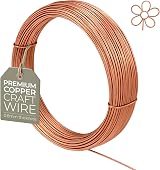The Bead Shop Copper 0.8mm 6m Non Tarnish Craft Wire for Jewellery