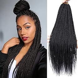 MOSINA Senegalese Twist Crochet Hair, 8 Packs Pre
