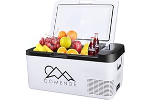 DONMENDE Domende 12 volt Refrigerator Portable Freezer Fridge Electric Cooler (-4℉-68℉) with 12/24V DC & 110V AC Cord for Car, RV, Truck, Van, Boat for Camping, Travel, Fishing Outdoor…