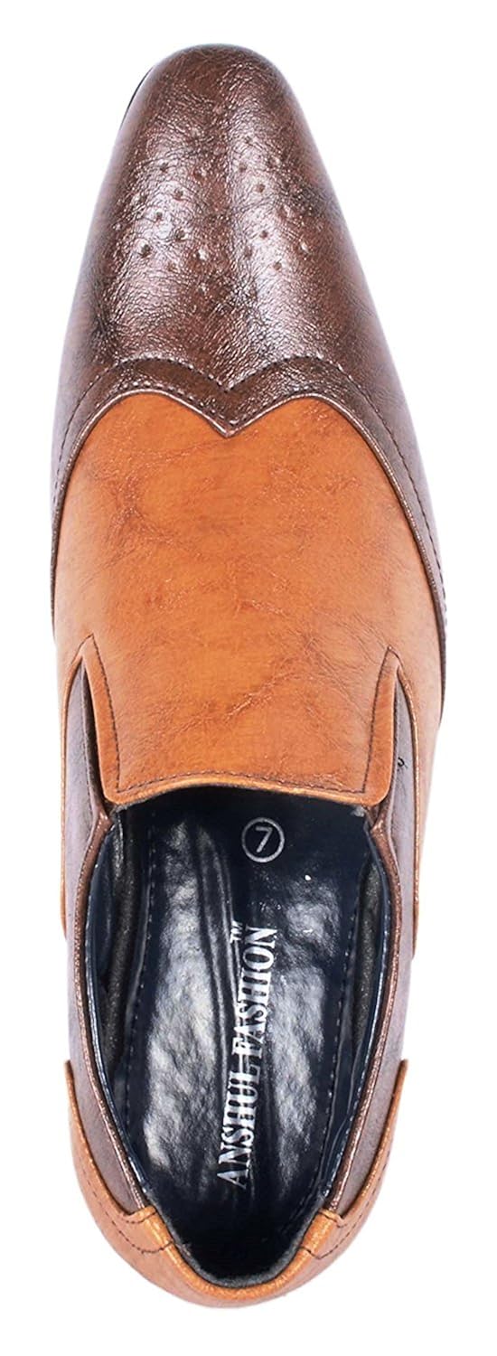 anshul fashion men's synthetic formal shoes