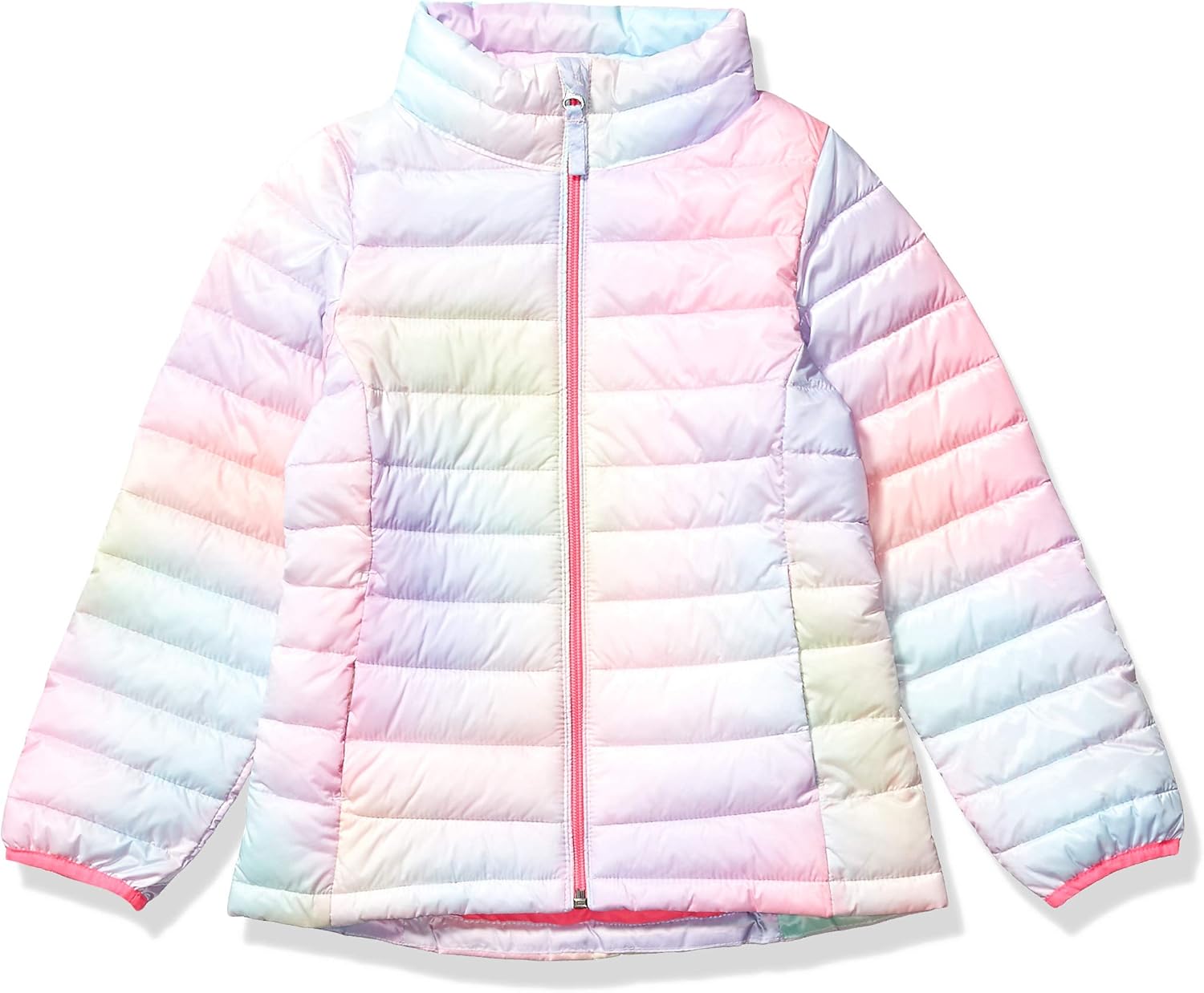  Essentials Girl's Lightweight Water-Resistant Packable Puffer Jacket: Clothing