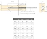 Emuca Set of 5 Pairs 10pcs Partial Extension Ball Bearing Runners 17mm x 310mm view 6