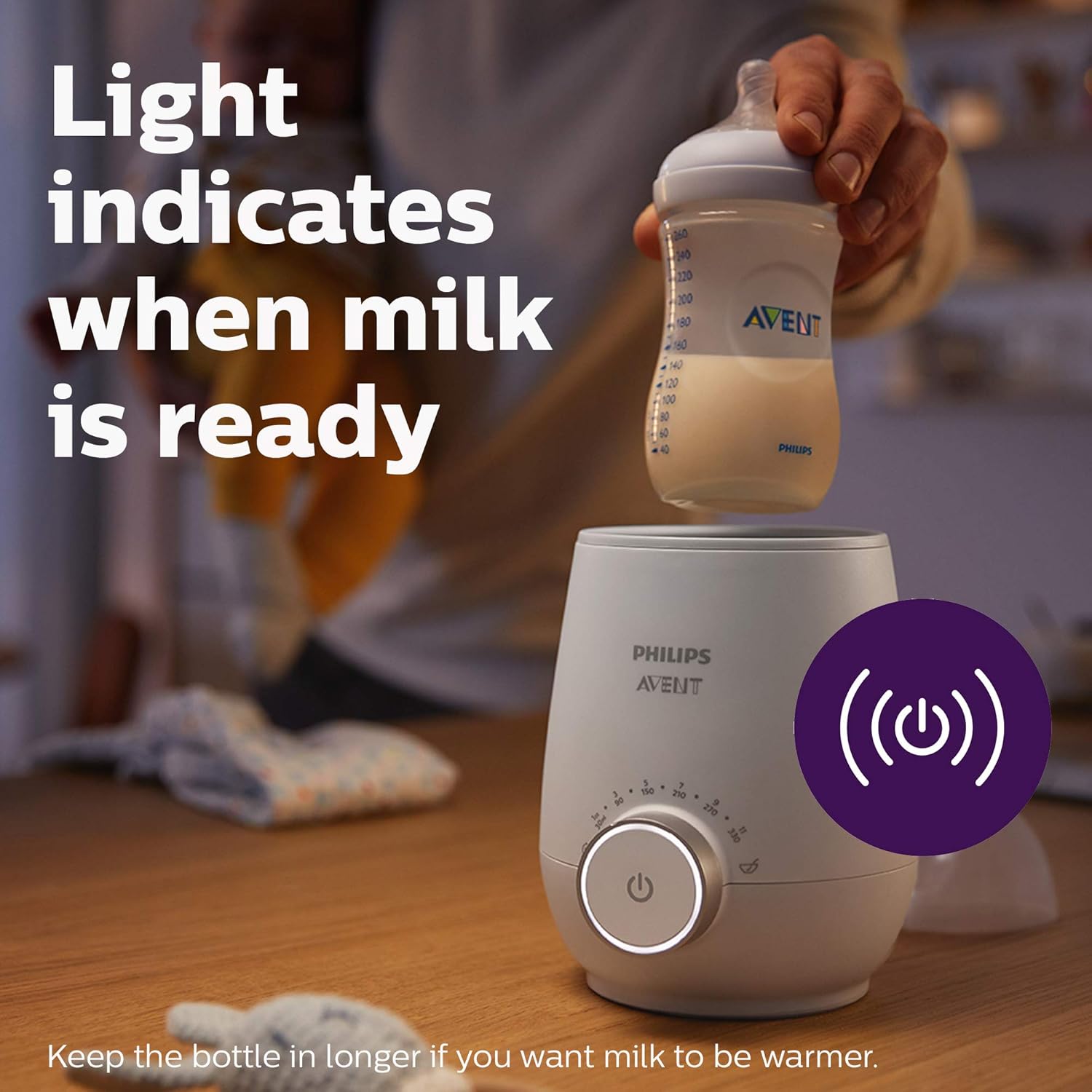 Philips Avent Fast Baby Bottle Warmer with Smart Temperature Control and Automatic Shut-Off : Baby