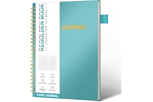 Regolden-Book Food and Fitness Journal for Women Weight Loss Journal, Food Diary Journals for Tracking Meals, Wellness Journal Planner, Food Log Journal Tracker, Diet Journal Meal Planner 5.7 x 8.5