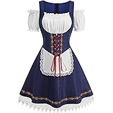 Oktoberfest outfits Dirndl Dress Costume for Women German Traditional Bavarian Carnival