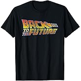 Back to The Future Distressed Logo T-Shirt