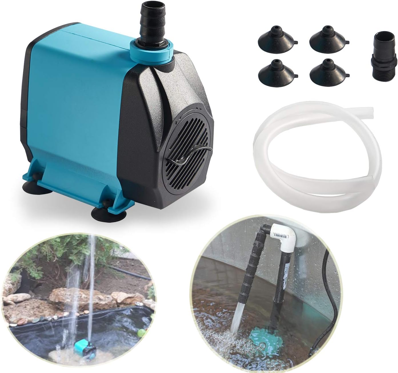 Submersible Water Pump, Side Suction Ultra Quiet