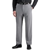Haggar Men's Big-Tall Repreve Stria Pleat Front Dress Pant, Navy, 44x29 at  Amazon Men's Clothing store: Men S Blue Dress Pants