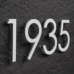 8 Inch Reflective House Numbers for