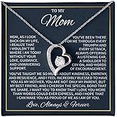 VIRAGIL To My Mom Necklace, Sentimental Jewelry Gift from Son with Heartfelt Message, Perfect for Birthday, Christmas, or Mother’s Day, Elegant Keepsake Jewelry She Will Treasure Forever