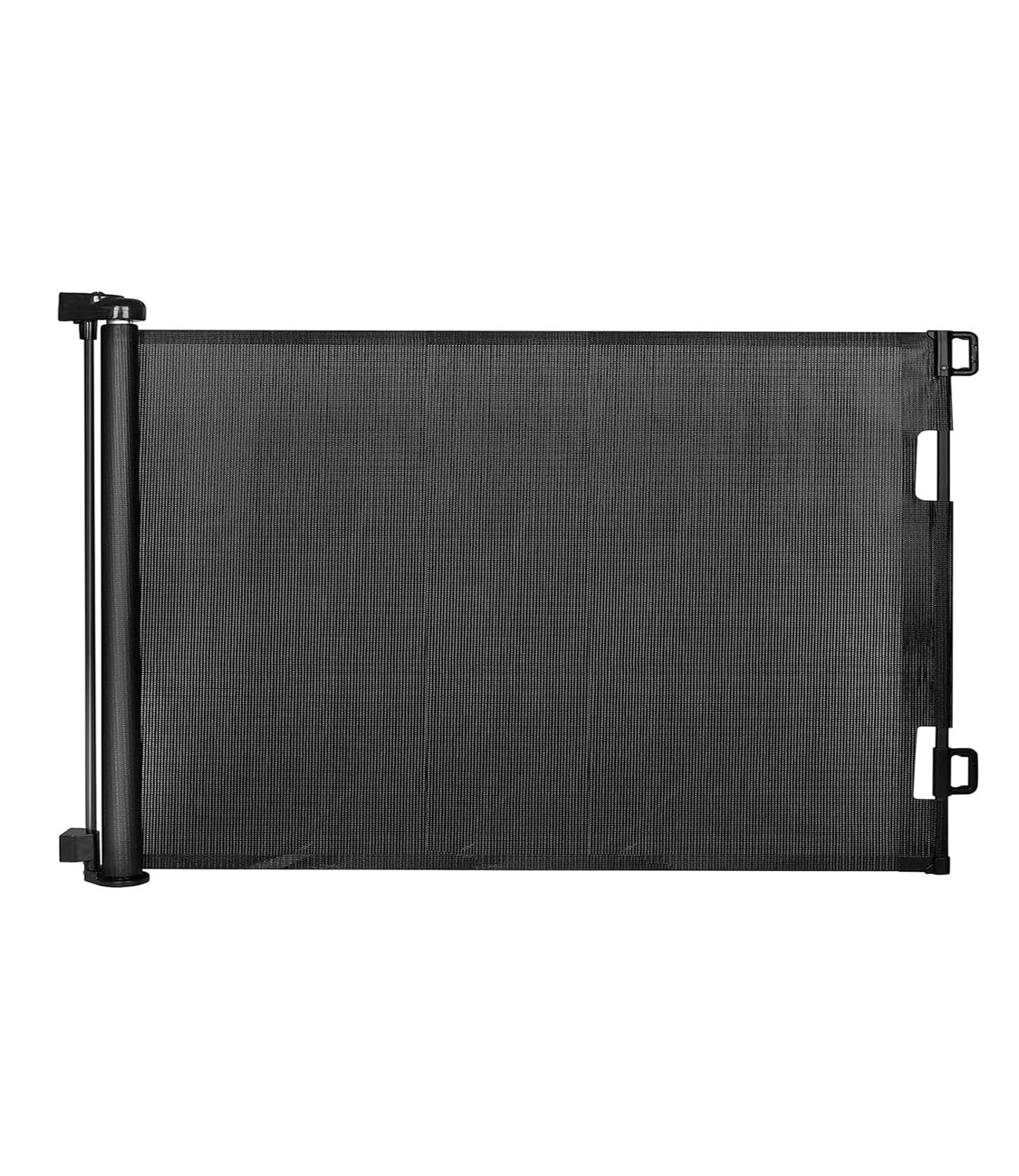 Photo 1 of **MISSING HARDWARE** Retractable Baby Gates, Mesh Dog Gate for Doorways, 33.6" Tall, Expands to 55" Wide,Pet Safety Essential Fit for Baseboards, Wide Toddlers Gates for Hallways, Indoor & Outdoor,Black
