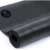 Pro Non Slip Yoga Mat Thick for Hot Yoga, Pilates, Workout &amp; Home Gym | Eco-Friendly 5mm Thick Yoga Mat, SGS-Certified, Anti-Tear, Free Carry Strap, Foldable, Ideal for Fitness, Exercise, Gym Floor
