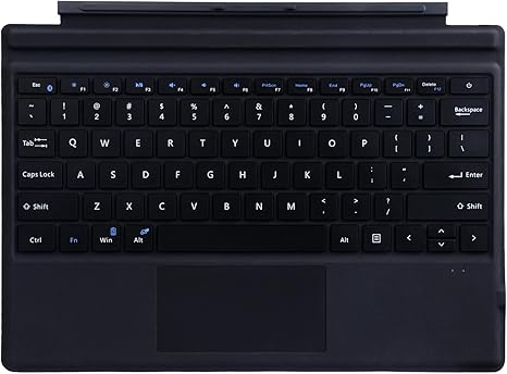 Amazon Com Ixcc Upgraded Microsoft Surface Pro 4 Pro 3 Type Cover Ultra Slim Wireless Bluetooth Keyboard With Two Button Trackpad And Built In Battery Computers Accessories