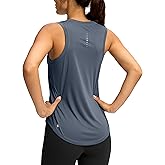 SANTINY Women's Sleeveless Workout Tops Lightweight Tennis Yoga Athletic Running Shirts Racerback Tank Tops for Women
