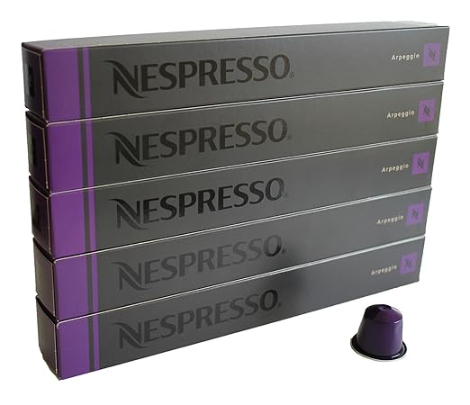 Nespresso Kapseln Italy Kaffee 50 X Kapseln Arpeggio Original Amazon De Lebensmittel Getranke