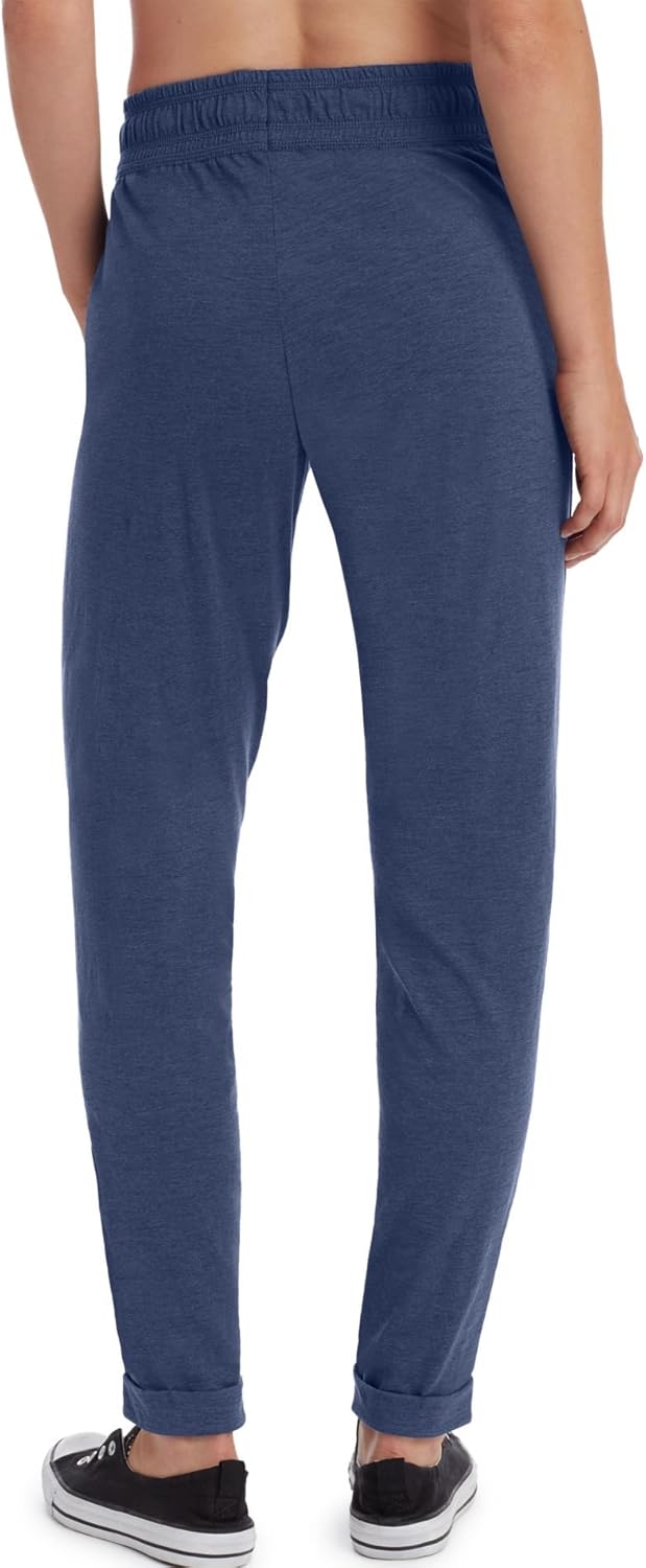 champion women's heathered jersey joggers