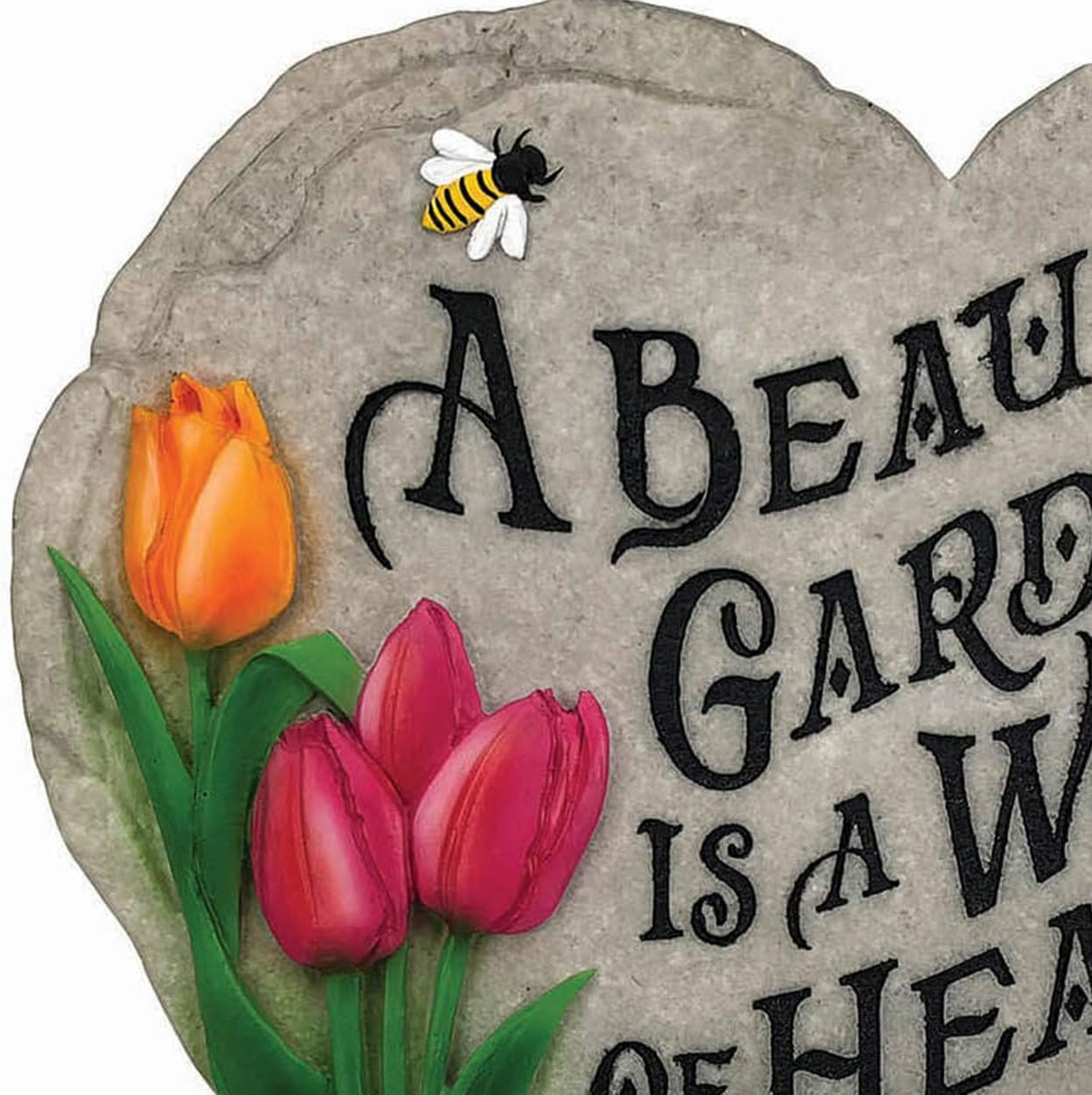 Spoontiques, Inc 13242 Beautiful Garden Stepping Stone, Multicolored : Garden & Outdoor
