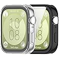 Chofit Screen Protector Intended for Huawei Watch Fit 3 Case,TPU Plated Bumper All-Around Slim Protective Cover Accessories for Huawei Watch Fit 3 (Black&Clear)