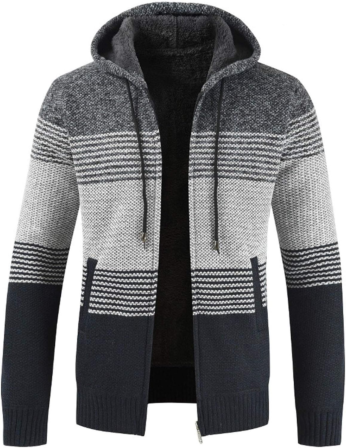 sherpa lined sweater mens