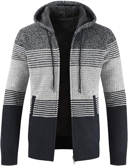 sherpa lined cardigan mens