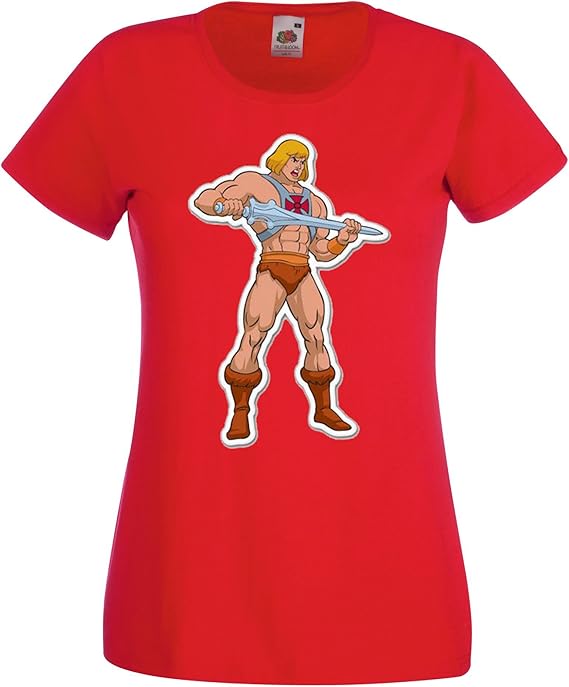 TRVPPY HEMan Women's TShirt in Many Sizes Regular Fit Red XLarge