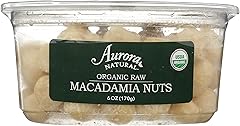 AURORA PRODUCTS Organic Raw Macadamia Nuts, 6 OZ