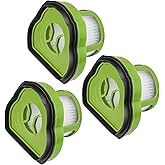 HASMX Replacement Vacuum Filter for Bissell Pet Hair Eraser Hand Vacuum Cleaner Models 1782 17823 Replaces Part Numbers 160-8653 160-8654 1608653 1608654 (3)